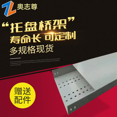 電(diàn)纜橋(qiáo)架鍍鋅噴塑托盤橋(qiáo)架500*100*1.5